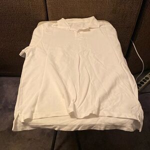 J. Crew classic polo short sleeve shirt. Size: L. Color: White